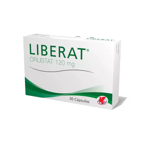 LIBERAT ORLISTAT 120MG 30 CÁPSULAS