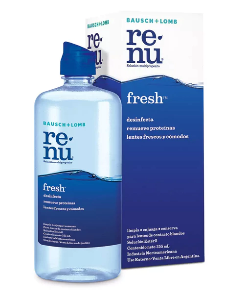 SOLUCIÓN DE LENTES DE CONTACTO RENU FRESH 355ML