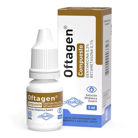 OFTAGEN COMPUESTO GENTAMICINA / BETAMETASONA SOLUCIÓN OFTÁLMICA 5ML