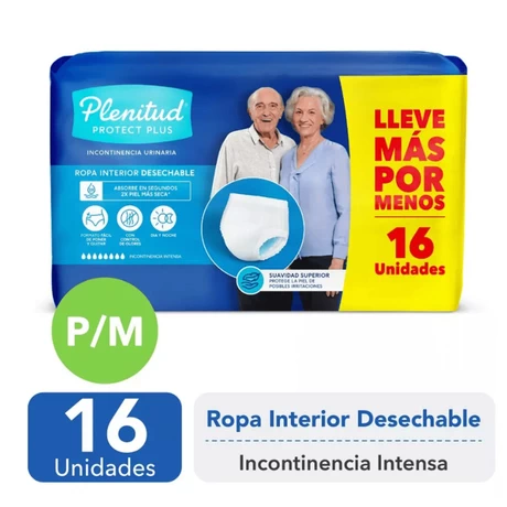 Plenitud Pants Adulto Active Super Plus P-M 16 unidades