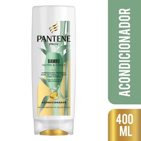 Acondicionador Pantene Bambú Nutre y Crece 400 ml
