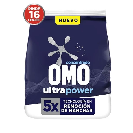 Detergente en Polvo Omo Matic Bolsa 800 g