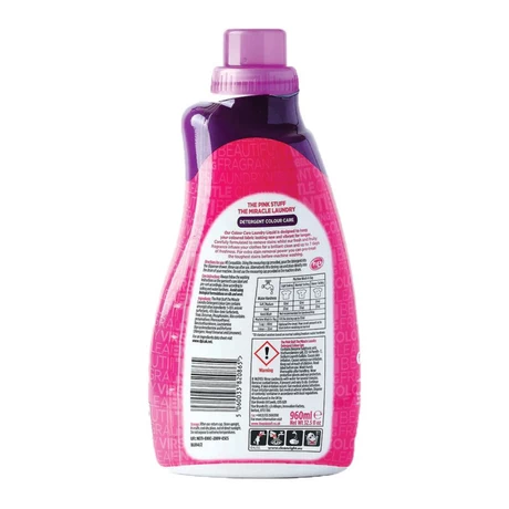 Detergente Líquido The Pink Stuff Ropa Color Concentrado 960 ml - vista alternativa