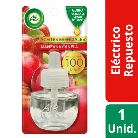 Repuesto Aromatizante Ambiental Eléctrico Air Wick Manzana y Canela 21 ml - vista alternativa