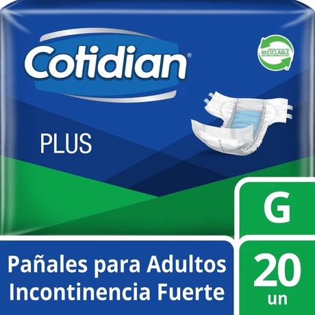 Pañales de Adulto Cotidian Plus G x 20 UN - vista alternativa
