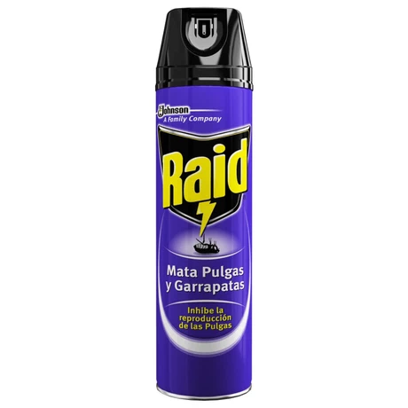 Insecticida Raid Mata Pulgas y Garrapatas 390 cc