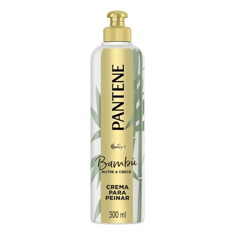 Crema Para Peinar Pantene Bambú Control Caída 300 ml