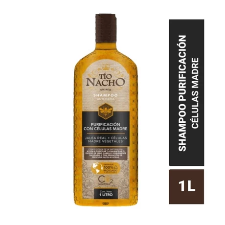 Shampoo Anticaída Tío Nacho Células Madre 1 lt