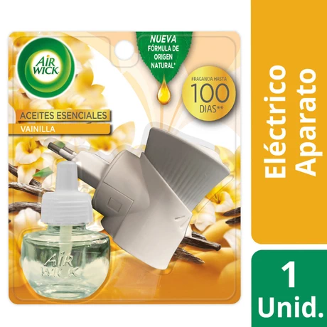 Aparato + Repuesto Aromatizante Ambiental Eléctrico Air Wick Vainilla 21 ml