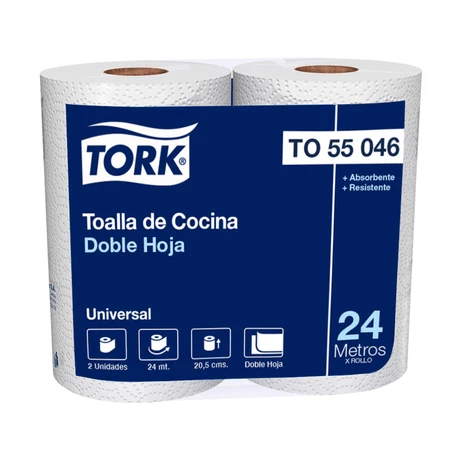 Toalla de Papel Tork 24 mts c/u 2 Unid
