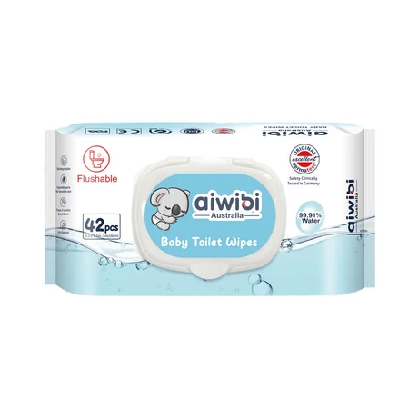 TOALLITAS HÚMEDAS AIWIBI 99.91% AGUA BIODEGRADABLE 42 UN