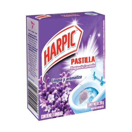Pastilla Inodoro Harpic Aroma Lavanda 20 g