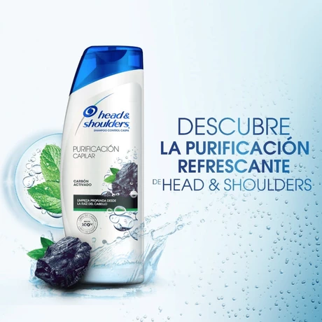 Shampoo Head and Shoulders Purificación Capilar 375 ml - vista alternativa
