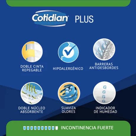 Pañal Adulto Cotidian Plus Talla G 36 UN - vista alternativa
