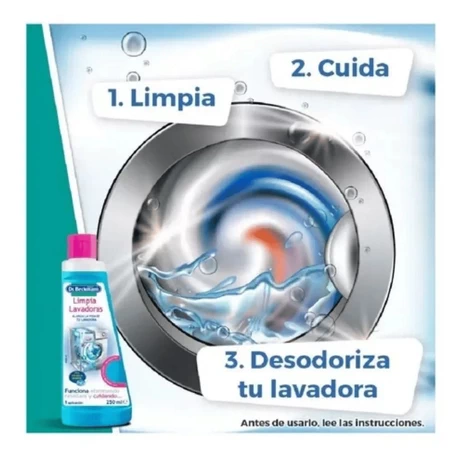 Limpia Lavadoras Dr. BeckMann 250 ml x3 - vista alternativa