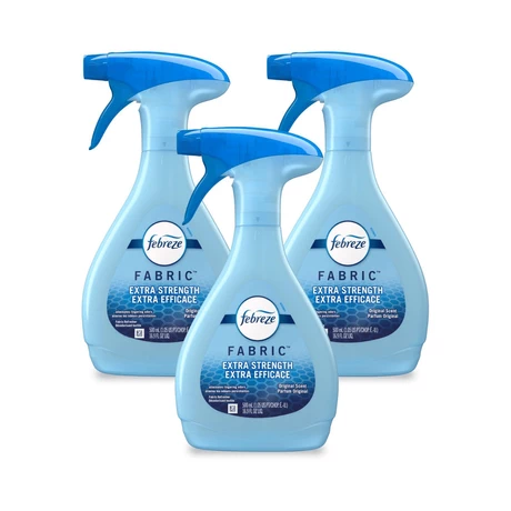 Aromatizante Febreze Eliminador de Olores Extra Fuerte para Telas 500 ml x3