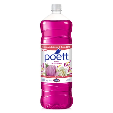 Desinfectante Líquido Poett Primavera 1800 ml - vista alternativa