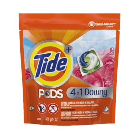 Detergente Cápsulas Tide Downy April Fresh 15 Unid