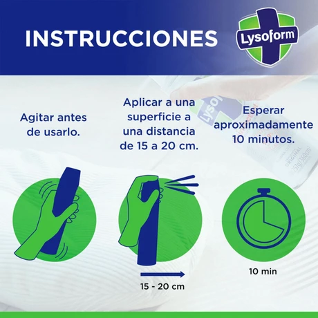 Desinfectante Aerosol Lysoform Aroma Lavanda 360 cc - vista alternativa