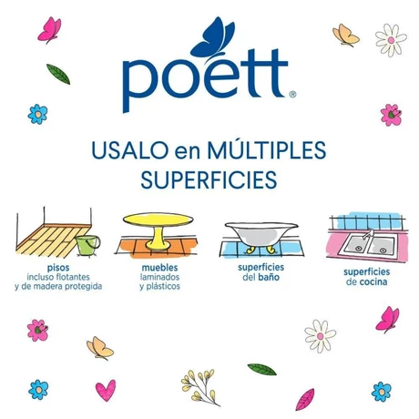 Desinfectante Líquido Poett Lavanda 1800 ml - vista alternativa