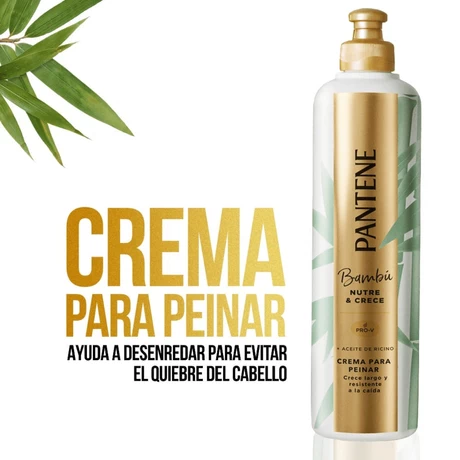 Crema Para Peinar Pantene Bambú Control Caída 300 ml - vista alternativa