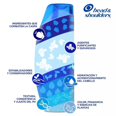 Shampoo Head and Shoulders Limpieza Renovadora 375 ml - vista alternativa