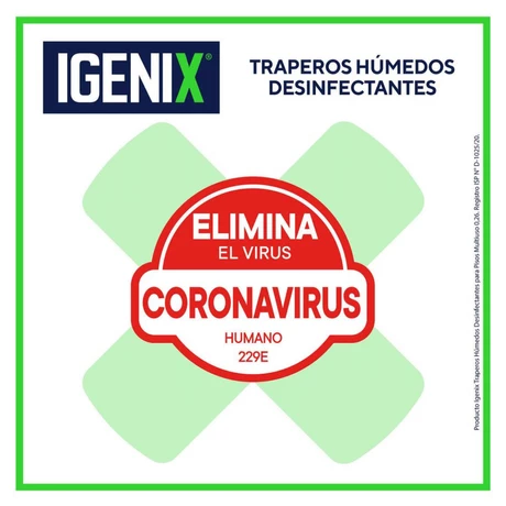 Trapero Húmedo Desinfectante Con Ojal Cerámica Igenix Naranja Citrus 10 Unid - vista alternativa