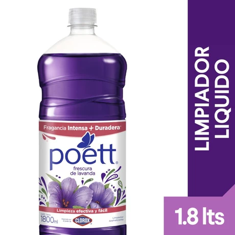 Desinfectante Líquido Poett Lavanda 1800 ml