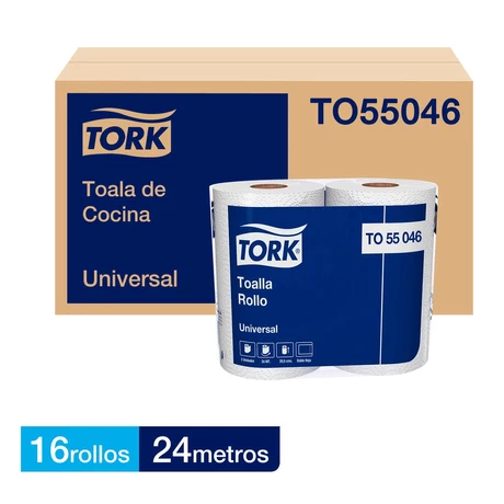 Toalla de Papel Tork 24 mts c/u 2 Unid - vista alternativa