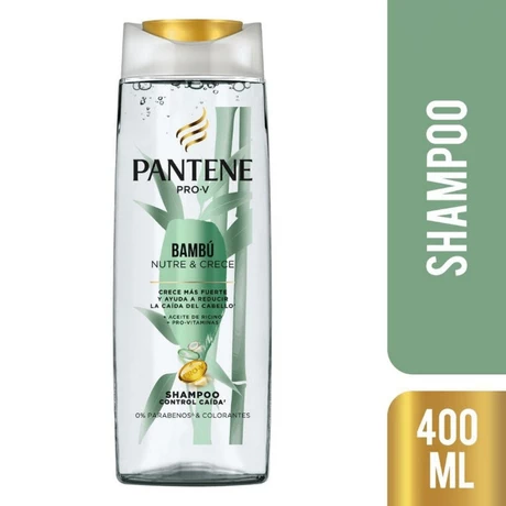 Shampoo Pantene Control Caída Bambú Nutre y Crece 400 ml