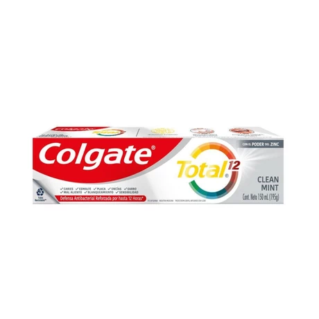 Pasta de Dientes Colgate Total 12 Clean Mint 150 ml