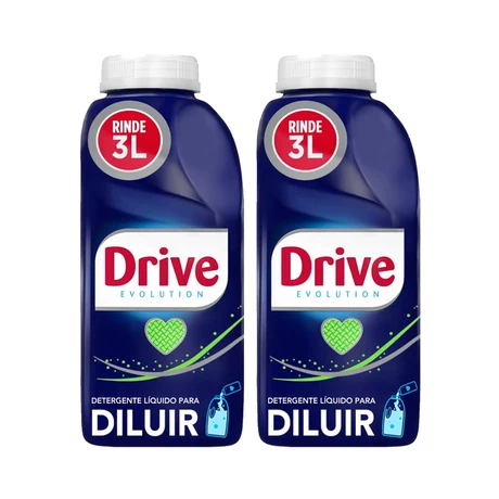 Drive Detergente Líquido para Diluir 500 ml x 2