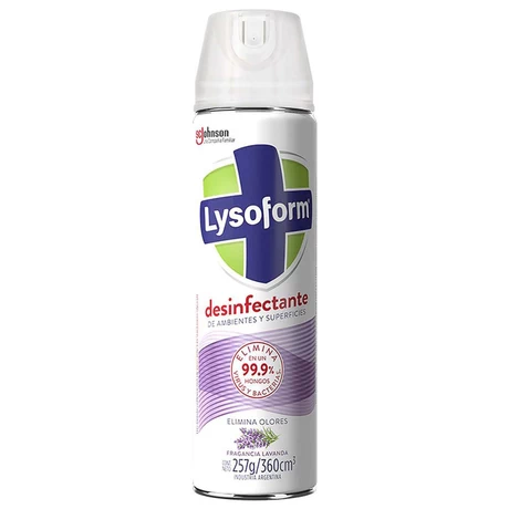 Desinfectante Aerosol Lysoform Aroma Lavanda 360 cc