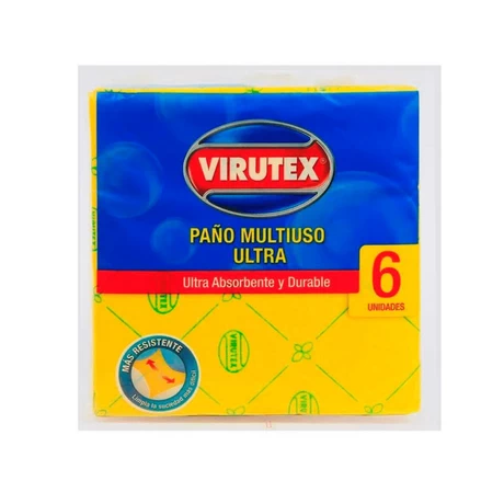 Paño Multiuso Virutex Ultra 6 Unid
