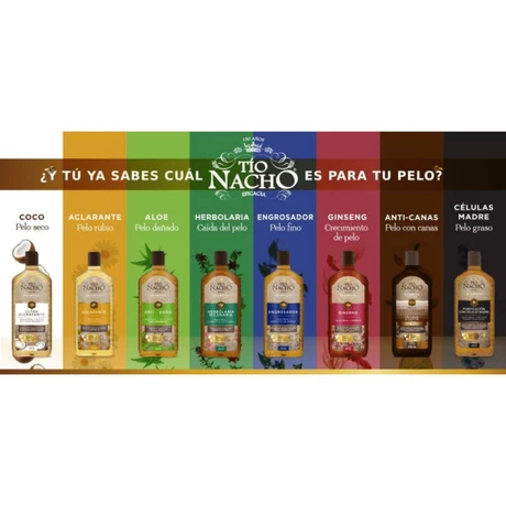 Shampoo Anticaída Tío Nacho Herbolaria Milenaria 1 lt - vista alternativa