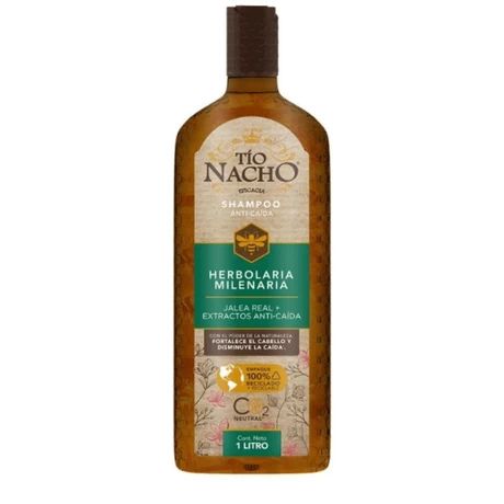 Shampoo Anticaída Tío Nacho Herbolaria Milenaria 1 lt