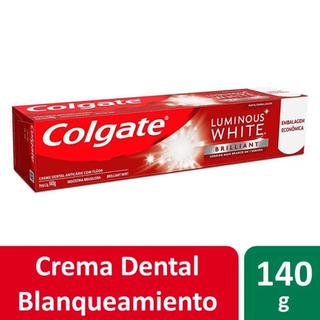 Pasta de Dientes Blanqueadora Colgate Luminous White Brilliant Mint 140 g