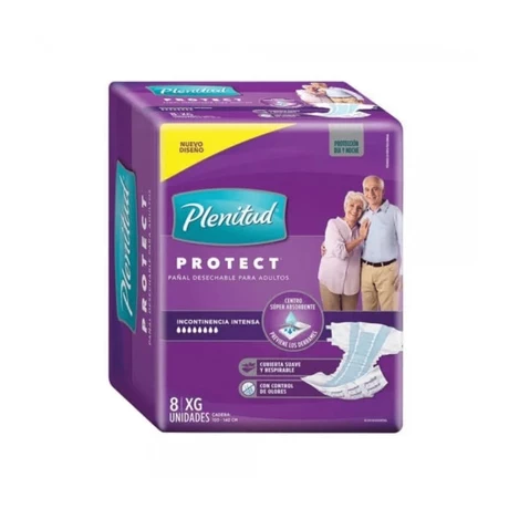 Pañal Adulto Protect Talla XG 8 un. Plenitud