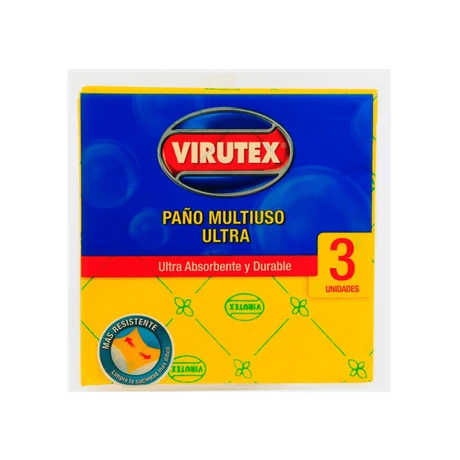 Paño Multiuso Virutex Ultra 3 Unid