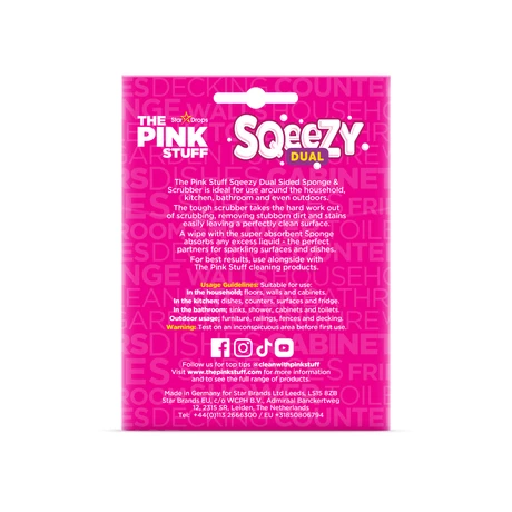 Esponja Dual Sqeezy The Pink Stuff 1 un - vista alternativa