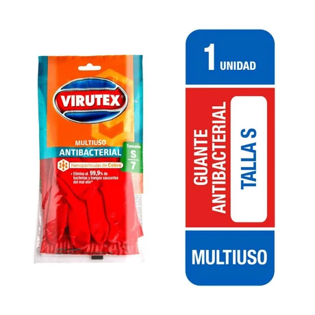 Guantes Antibacterial Virutex Tallas S