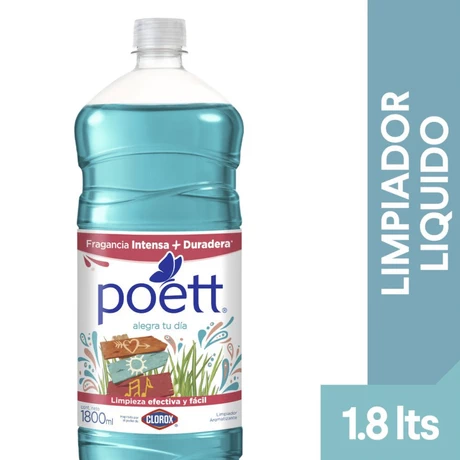 Desinfectante Líquido Poett Alegra tu Día 1800 ml