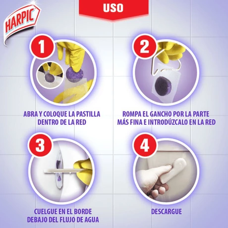 Pastilla Inodoro Harpic Aroma Lavanda 20 g - vista alternativa