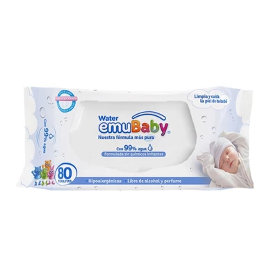 Toallitas Húmedas Emubaby 80 Unid