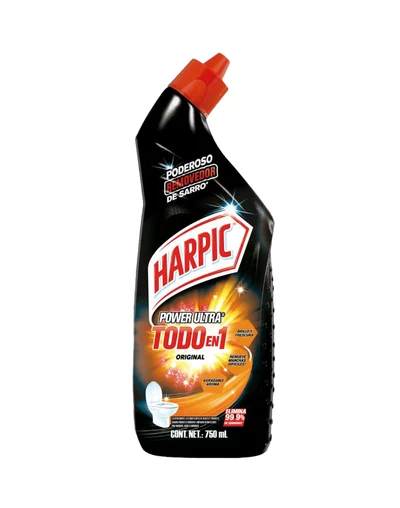Limpiador Desinfectante Inodoro Harpic Max Power Original 750 ml