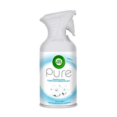 Aromatizante Ambiental Air Wick Pure Soft Cotton 250 ml