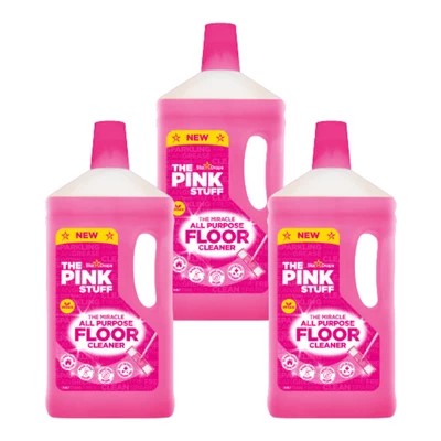 Limpiador Concentrado Multiuso The Pink Stuff Pisos 1 lt x3