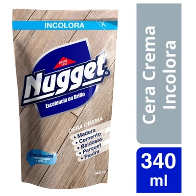 Cera Crema Nugget Incolora 340 cc