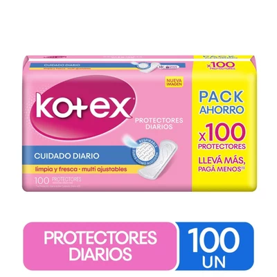Protector Diario Kotex 100 Unid