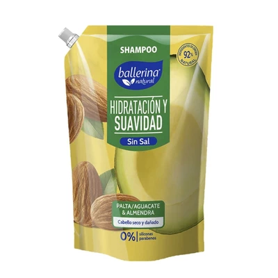 Shampoo Ballerina Sin Sal Palta Doy Pack 750 ml